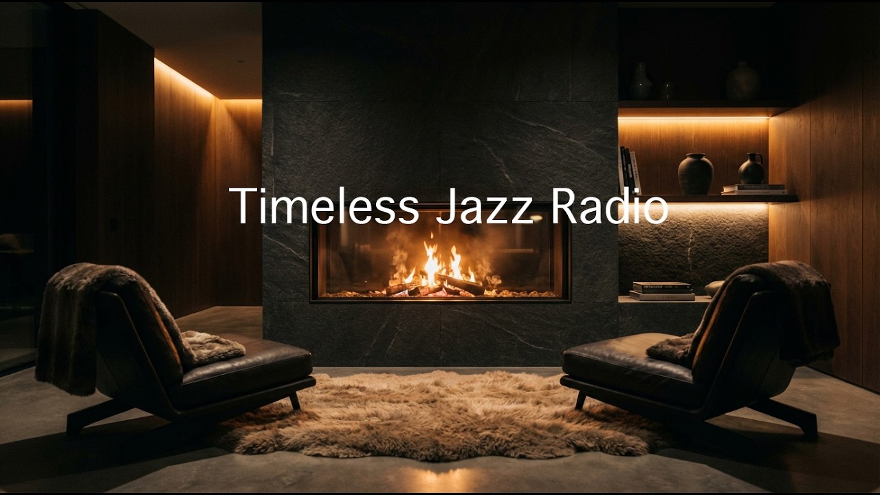 Midnight Modern Jazz — Luxury City Lounge with Fire