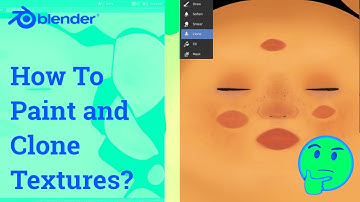 How to Paint & Clone Textures? #HowToBlender