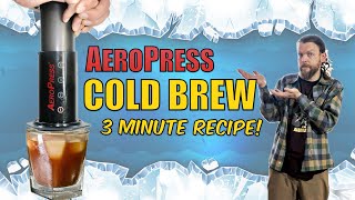 Make Cold Brew Coffee in Just 3 Minutes! - Easy Aeropress Recipe