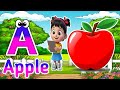 Phonics Song 2 with TWO Words in 3D - A For Airplane - ABC Alphabet Songs with Sounds for Children