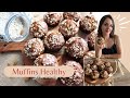 Muffins healthy et moelleux amandes flocon davoine et banane  facile rapide et sans beurre 