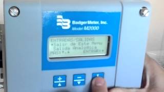 Configuration of BadgerMeter M2000