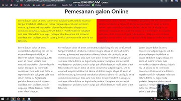 Tutorial cara membuat 5 halaman website yang memuat grid, typography, colors dan tables
