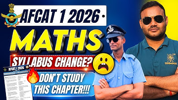 Next 2 Months Plan for AFCAT 1 2026 Maths | New Syllabus? Week- Wise Plan
