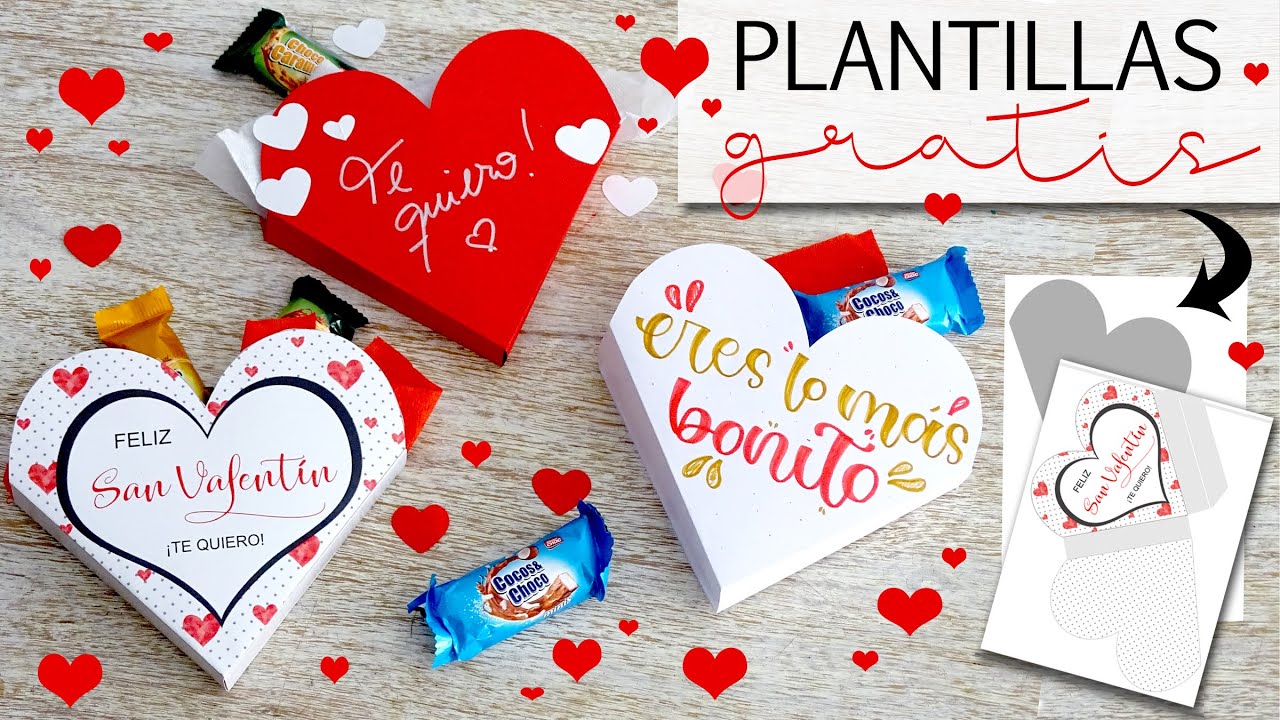 Cajas decoradas para San Valentin 