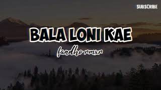 Video thumbnail of "Lagu Daerah Lamaholot "BALA LONI KAE" remix terbaru (fandho rmxr)"