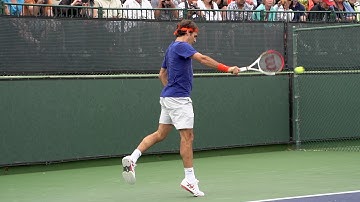 Roger Federer Backhand In Super Slow Motion 7 - Indian Wells 2013 - BNP Paribas Open