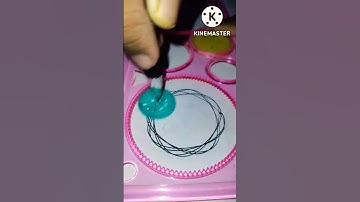 Beautiful design with Ruler 2 | Scale design | Spirograph art tool | Ruler pattern |Spiral Ruler art