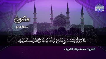 سورة مريم -  بصوت القارئ / محمد رشاد الشريف | من التلاوات المختارة