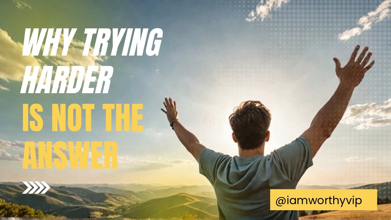 Why Trying Harder is NOT the Answer - YouTube