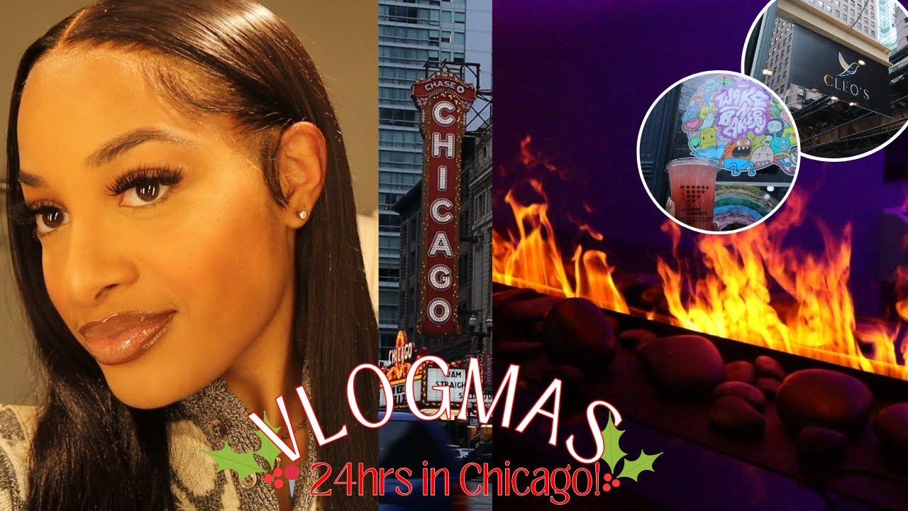 VLOGMAS '23 DAY 4 & 5 24HRS IN CHICAGO! OUR ANNIVERSARY, AXIS HOTEL