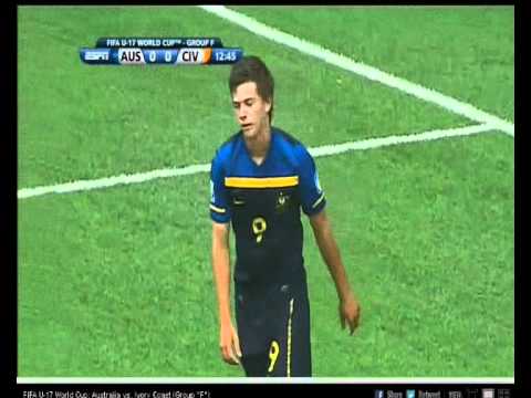Dylan Tombides #9 vs. Cote d'Ivoire @ Mexico U17 W...