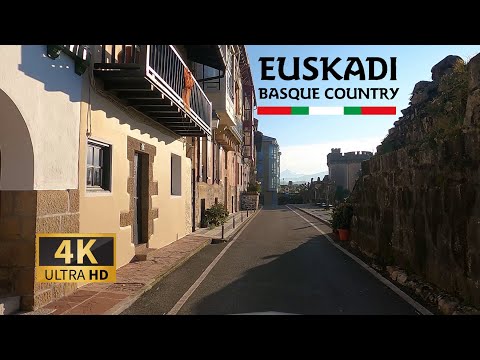 DRIVING BIDASOALDEA , Gipuzkoa, Basque Country SPAIN I 4K 60fps