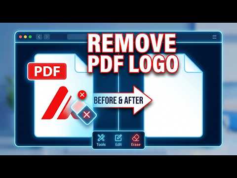 How to Remove Logo From PDF File - 2025}