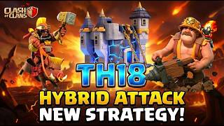 TH18 Hybrid Attack | Super Miners + Super Hog Rider | Clash of Clans