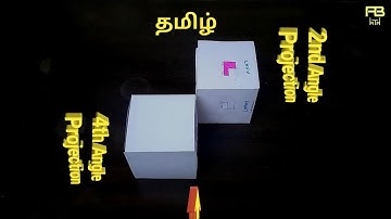 Why second and fourth angle projection not used in engineering drawing l Tamil l Friend