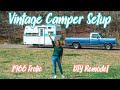 Vintage Camper Glamping Setup ✨ UPDATED TOUR✨  | Come Glamping with us! | Lost & Remote