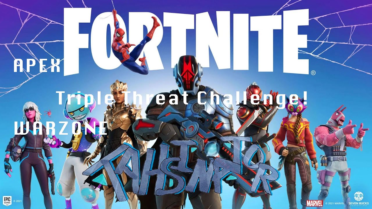  LIVE Triple Threat Challenge Fortnite Apex And Warzone Can We 