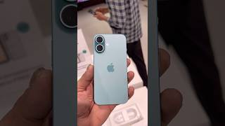iPhone 16 Teal Colour UNBOXING 🔥😍 #shorts #iphone #unboxing #apple #tech