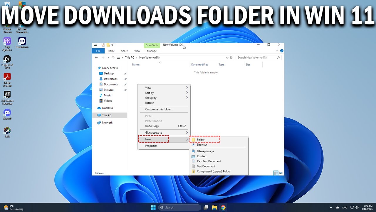How To Move Downloads Folder to Another Drive in Windows 11 - Easy Fix ...