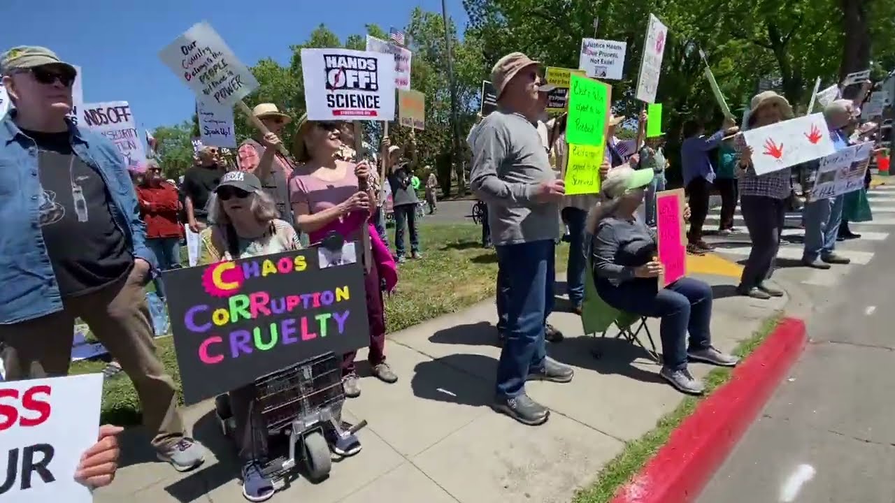 Protesters rally to 'resist fascism' in Sonoma