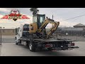 Cat 303.5 Mini Excavator Tow!