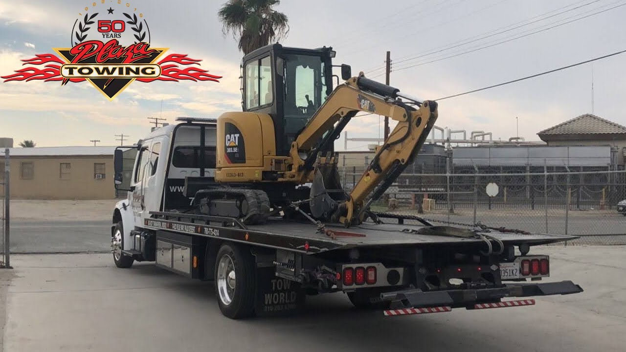 Cat 303 5 Mini Excavator Tow YouTube cat-303-5-mini-excavator-tow-youtube
