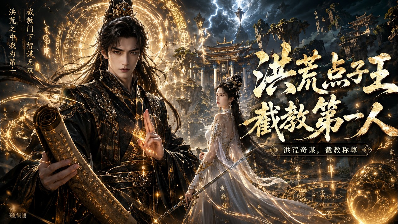 《洪荒點子王截教第一人》全集一口氣看完，無刪減，完整版！！！