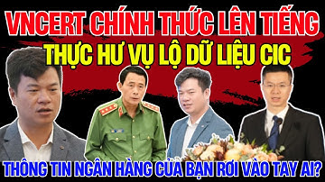 Bí Mật Dữ Liệu Cá Nhân Bị Đánh Cắp:Sự Thật Hack Trung Tâm Thông Tin Tín Dụng Quốc Gia| Chào Ngày Mới