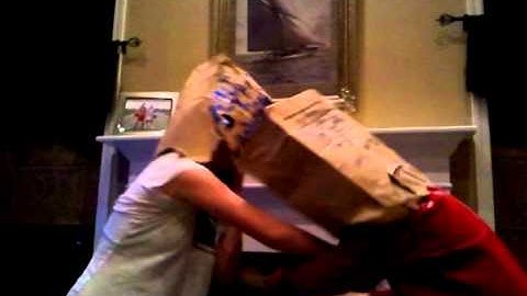 Friday night boxing paper robots.