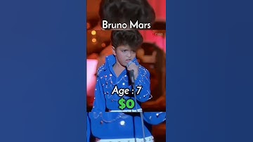 Evolution of Bruno Mars #shorts #brunomars