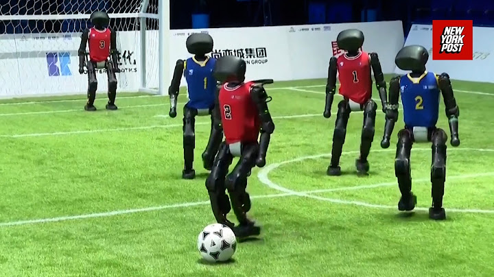 Humanoid robots face-off ahead of China's first-ever 3-on-3 AI football match