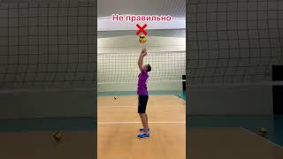 Как правильно пасовать в волейболе ? 🔥#пас #волейбол #volleyball