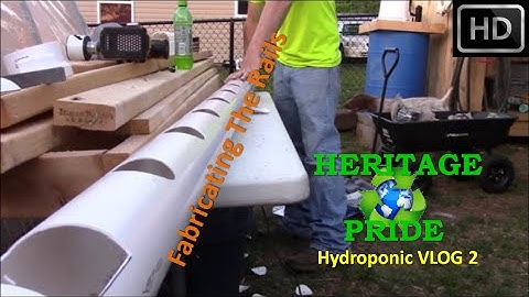 Hydroponic Rail System Build - VLOG 2 by HPFirearms