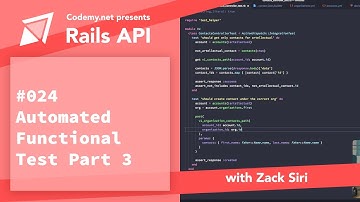 Rails API: Automated Functional Test Part 3 - [024]
