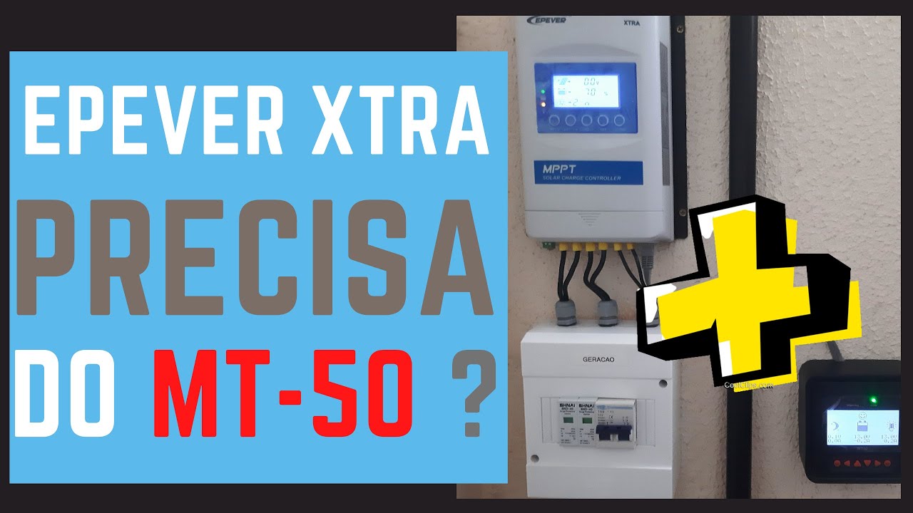 Instalação do MT50 no Controlador de Carga Epever Xtra