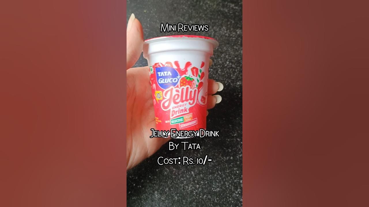 Mini Review- Tata Gluco Jelly Energy Drink - YouTube