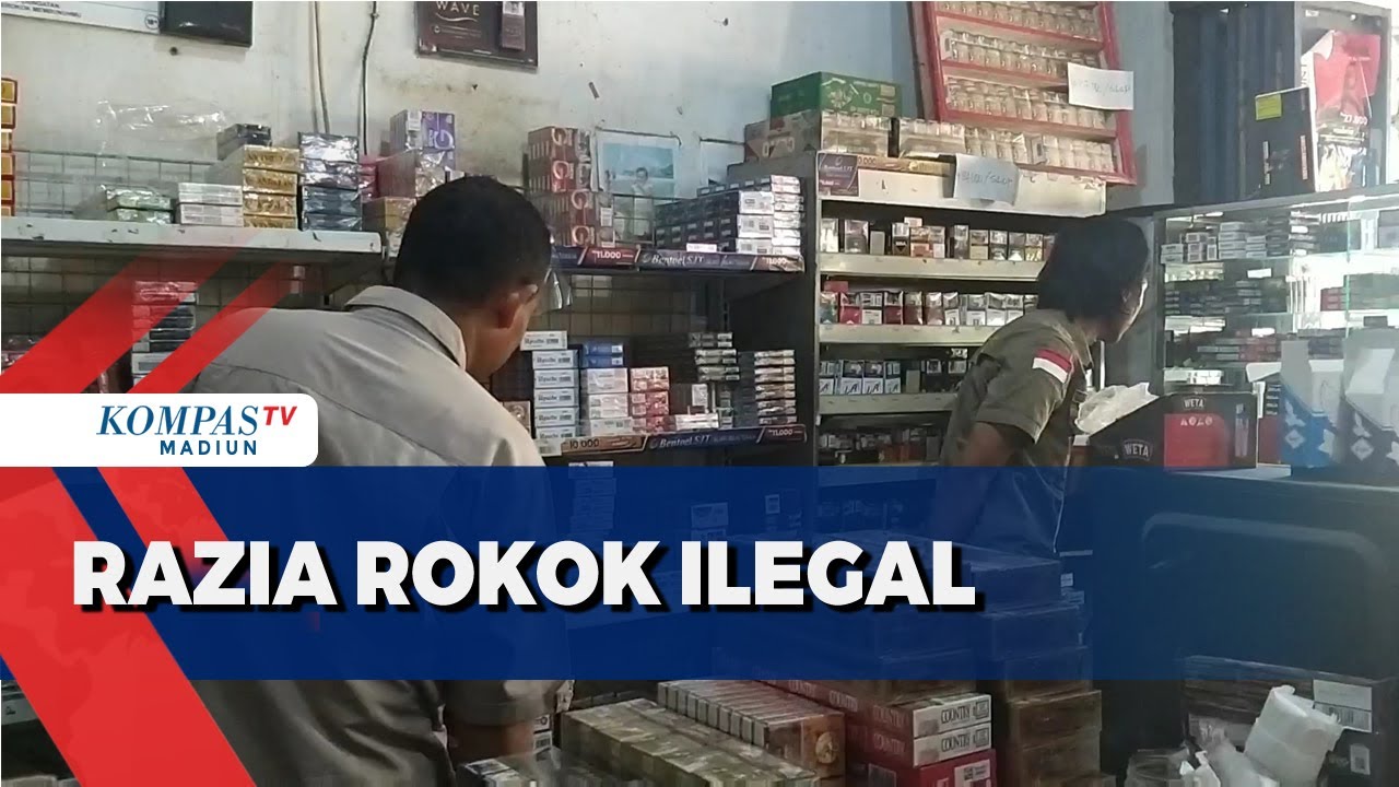 Razia Rokok Ilegal, Petugas Himbau Toko Kelontong Tidak Jual Rokok Tanpa Cukai