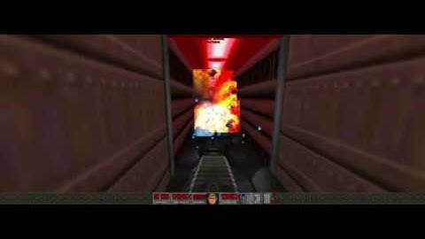 Doom 2 Level 9 The Pit BRUTAL DOOM version 21 with metal music in ultra widescreen