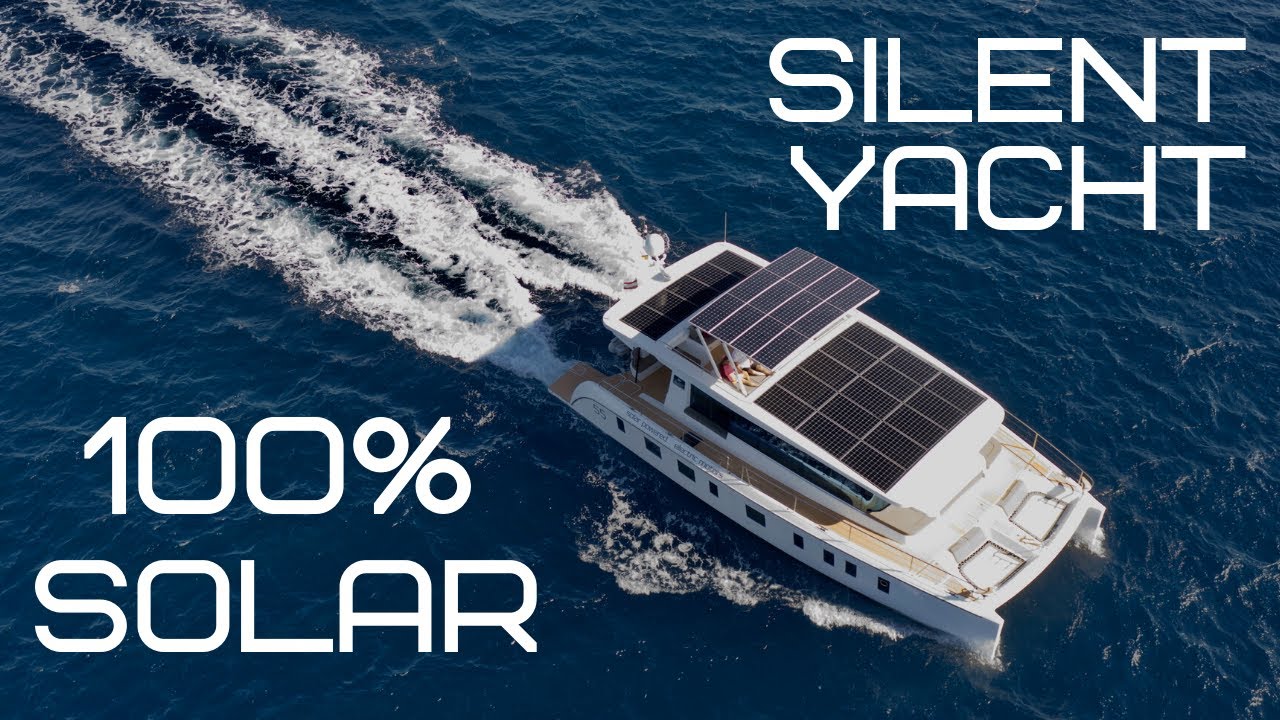 €2,000,000 100% SOLAR ELECTRIC Catamaran SILENT 55 Yacht WALKTHROUGH with SPECS /Outtakes at the end