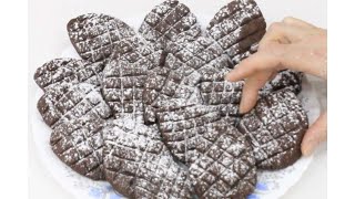 Новогоднее простое шоколадное печенье в виде шишек рецепт