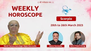 Weekly Horoscope for the Zodiac Sign SCORPIO  | MARCH 20  to MARCH 26, 2023 | Indian Astrologer