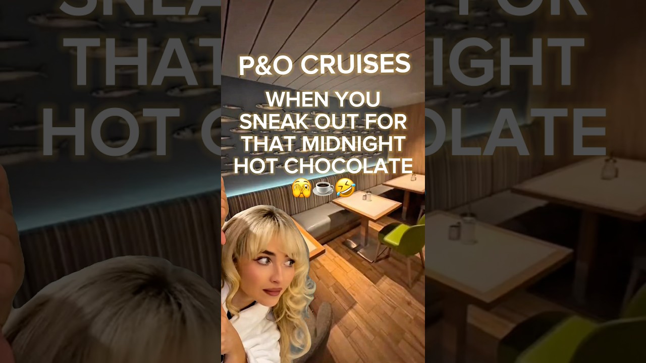 P&O CRUISES HORIZON BUFFET — THAT MIDNIGHT HOT CHOCOLATE RUN 😂#pocruises #arvia #cruisefood #travel
