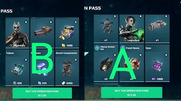 A and B operation pass reviews War Robots 06 10 21