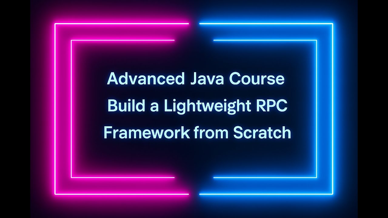 1. Welcome and What You’ll Build - Advanced Java course RPC Framework ...