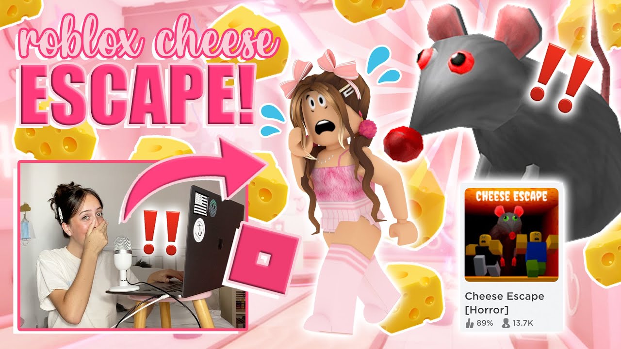 playing the ROBLOX CHEESE ESCAPE HORROR game! || mxddsie ♡