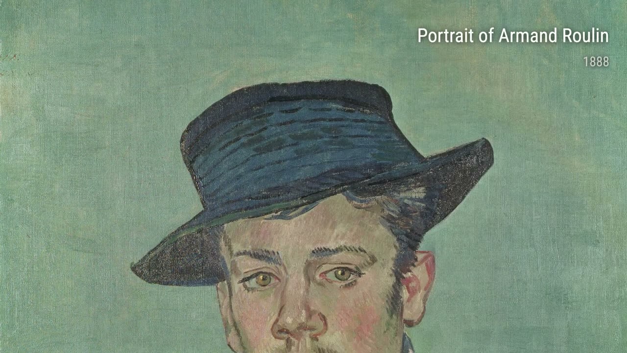 Vincent van Gogh: A collection of 10 oil paintings with title and year, around 1888 [4K]