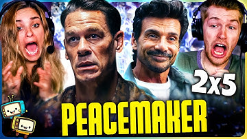 PEACEMAKER (2025) 2x5 Reaction with Kristen and Michael! | "Back To The Suture" |  DC