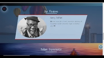 bootstrap 4  how to complete web site  balloon carousel html css