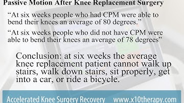 The Failure of the CPM Machine for Knee Replacement